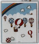 【EPS-621-933】ミニカード付色紙「スヌーピー・気球」